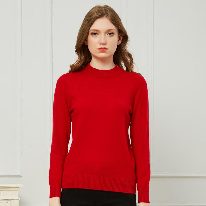 Hengyuanxiang Y2250 Women's Premium Wool & Cashmere Blend Crewneck Sweater