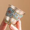 Handcrafted Cloisonné Enamel Teacup Gift Set