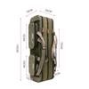 Hard Steel Fishing Rod bag Adjustable 2 3 4 Layer Tier Oxford Gear case with reel line Carrier for Travel Outdoor Organizer260319