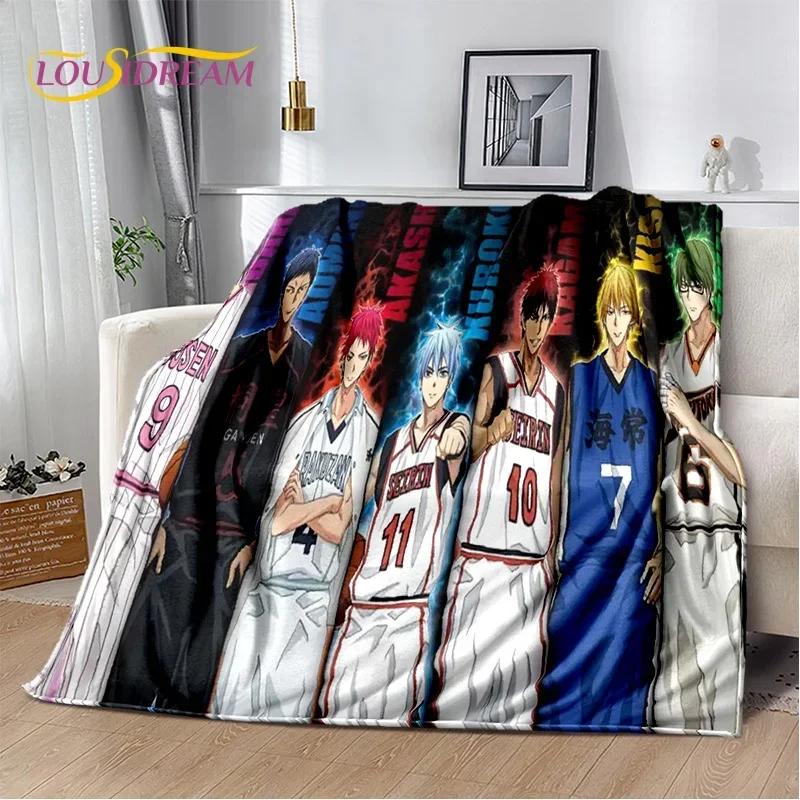 Animacinis Kuroko krepšinio anime pledas, minkštas apklotas namams, miegamajam, lovai, sofai, iškylai, kelionėms, biurui, vaikams