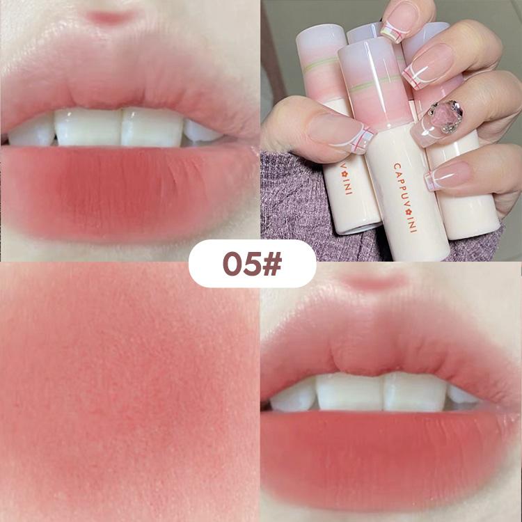 

CAPPUVINI Velvet Lip Gloss 6 цветов матовая водостойкая помада с яркими цветами