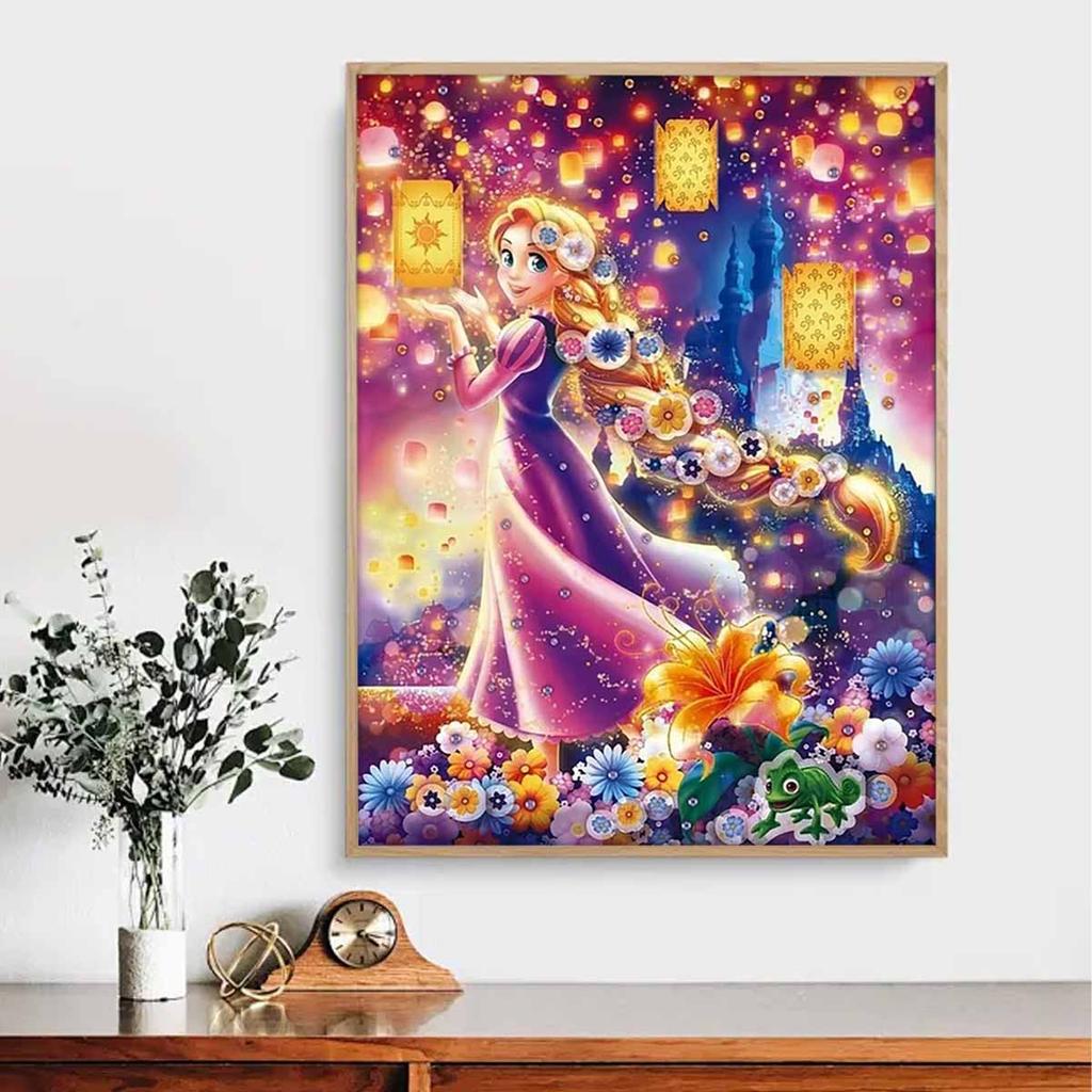 5D Diy Diamond Painting The Princess's Backward Glance Full Drill Rhinestones Mosaic Embroidery Handmade Products Home Decor Gift