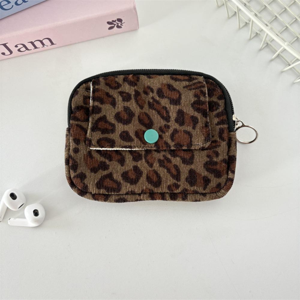 Bow Ethnic Style Coin Purse Polka Dot Small Cosmetic Bag Zipper Pouch Earphone Bag  Travel