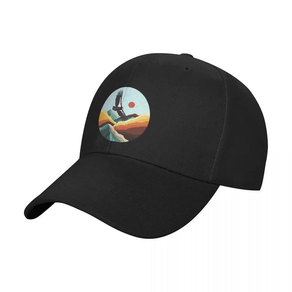 Condor in Flight Baseball Cap Streetwear tactical cap tea Hat funny hat Unisex Womens