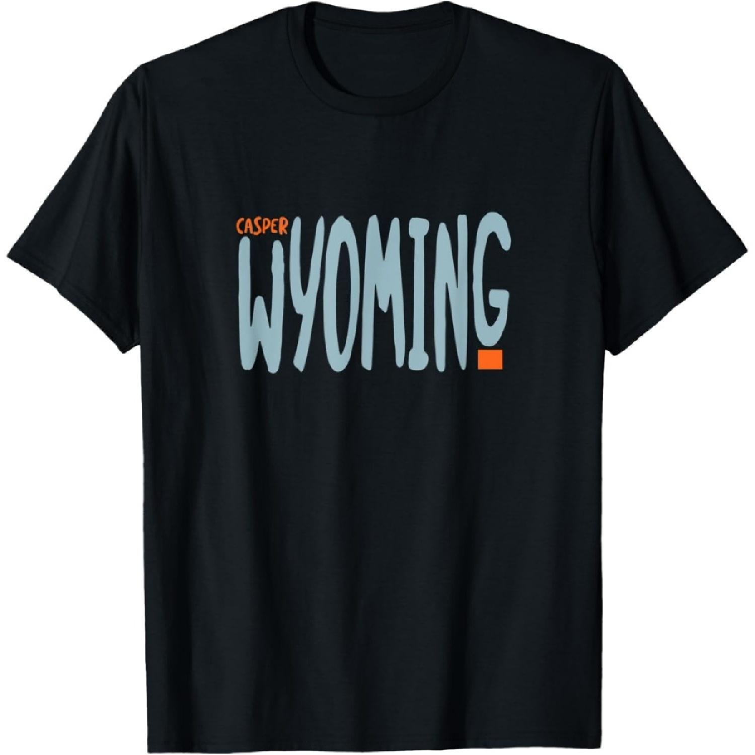 Casper Wyoming, WY Wyoming Souvenir T-Shirt S чёрный