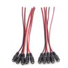 5,5 x 2,1 mm Jack konektory DC napájecí prodlužovací kabel Zásuvkový adaptér pro CCTV kameru LED pásek DC drátový kabel