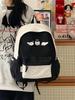 Schoolbag Japanese cute angel cat small backpack vitality sweet sister holiday travel shop gentle healing backpack