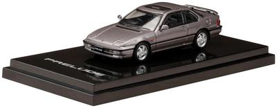 Hobby Japan HJ64 Maßstab Honda Prelude SI TCV Zinn Grau Metallic Fertigmodell HJ643002GM (HobbyJAPAN) 1/64 (BA5)