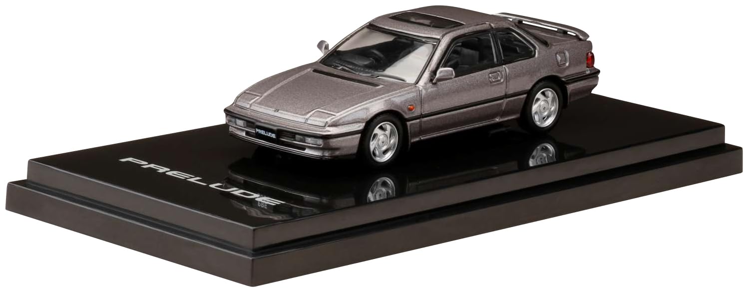 

Hobby Japan HJ64 Scale Honda Prelude SI TCV Pewter Gray Metallic Finished Model HJ643002GM (HobbyJAPAN) 1/64 (BA5)