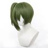 Ubel Cosplay Wig Anime Ubel Short Dark Green With Ponytails Cosplay Wig Heat Resistant Synthetic Hair Wigs + Wig Cap