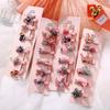 6 Piece Set Of Cute Cartoon Children'S Hairpins For Little Girls Decorated With  Hair Accessories