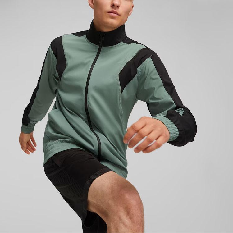 Puma Fit Full-Zip Woven Training Jacket Men Jacket Olive 523859-44