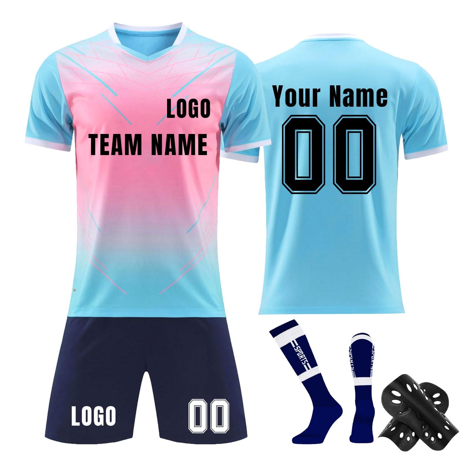 

Комплект персонализированных рубашек для мужчин и девочек с именем и номером, футбольные майки на заказ для мальчиков, тренировочный костюм XL