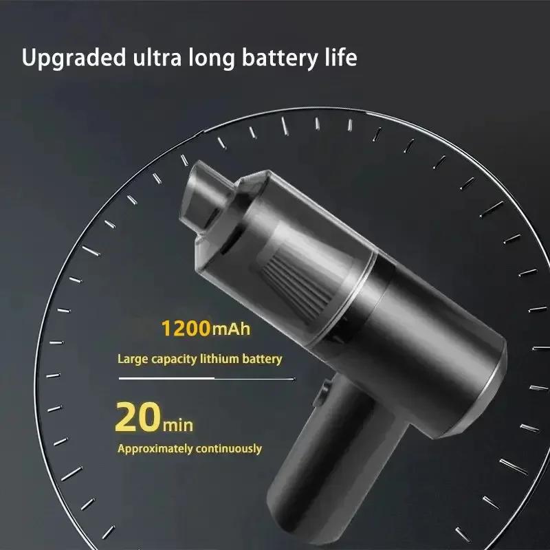 Car Wireless Mini Vacuum Cleaner High-Power Wet and Dry Dual-Purpose Multi-Function Usb Charging Portable Handheld Small Car