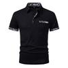 Summer Men's Solid Pocket Splicing Polo Shirts Short Sleeve Breathable Casual Contrast Color Lapel Collar Streetwear Basic Tops