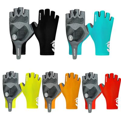 Half Finger Riding Gloves Anti Slip Bicycle Gloves Indoor Fitness Running Gloves Breathable Sweat Absorption for Men and Women