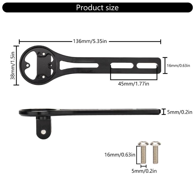 Bicycles Computer Mount Stand Extension Mount Bracket for Cycling Bikes Stem Extension Holder, Out Front Bicycles Mount