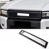 Front Upper Middle Grille Mesh Frame Panel Cover Trim For Toyota Land Cruiser Prado 250 LC250 2024 2025 ABS Chrome Accessories