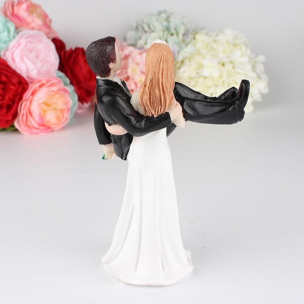 Romantic Style Cake Decorating Doll Elegant Design Bride Groom Figurine  Wedding Party