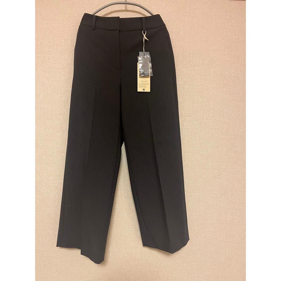 [PLST] Wide pants (warm reserve) dark gray size S