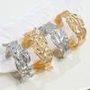 European Retro Zinc Alloy Lava Bracelet - High-End Irregular Liquid Design
