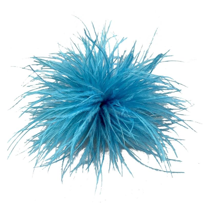 Feather Brooch Scarf Clip Brooches Lapel Pins Dress Accessories Ostrich Feather Material Corsage Pin Feather Lapel Pins