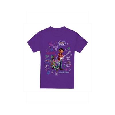 Mens Miguel Dante Movie Quotes And Colorful Doodles T-Shirt