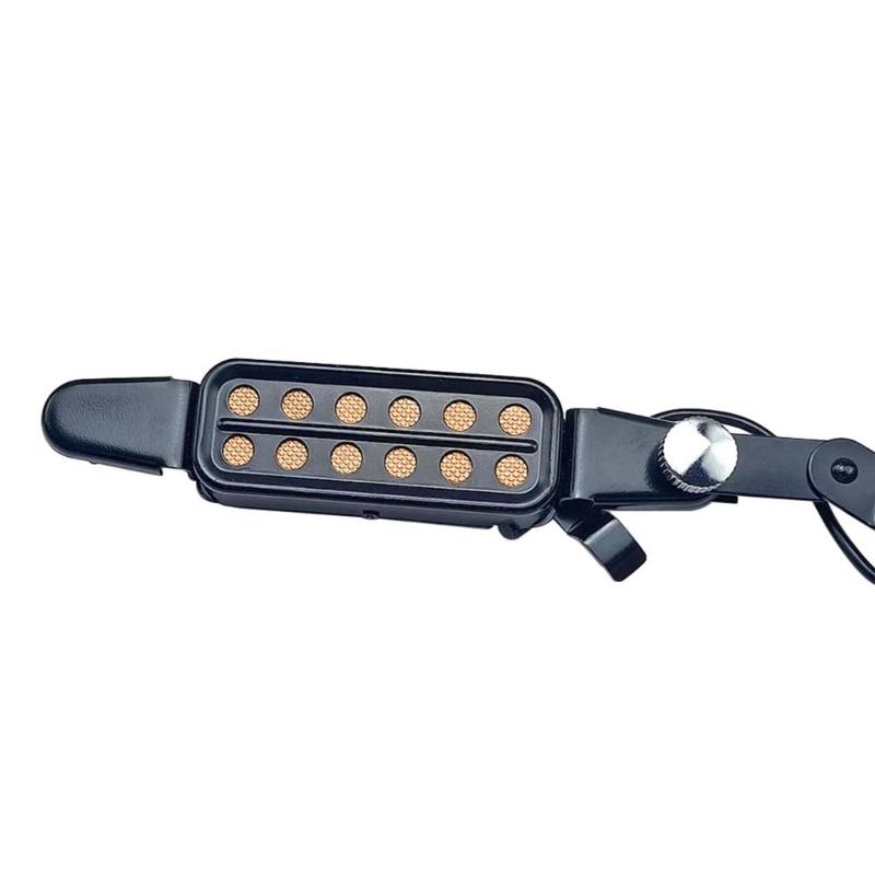12 Sound Hole Magnetic Pickup Transducer Replacement Magnetic Transducer Guitar Sound Hole Pickup Guitar Accessories