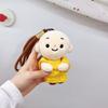 Cute Buddhist Monk Plush Keychain Cartoon Little Monk Stuffed Animal Pendant Zen Figure Key