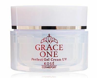 KOSE Cosmeport Grace One Gel Cream UV SPF50 + PA ++++ crème nourrissante pour peau vieillissante avec protection solaire, 100 g