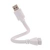 22cm USB Extender Line 360 Degree Rotatable USB Cable Cord Convenient Charging Solution for USB Fan/USB Night Lamps