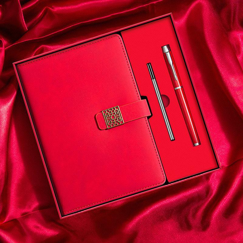 Verdickte Leder-Business-Schnallen-Notizbücher für Konferenzen und Tagebücher