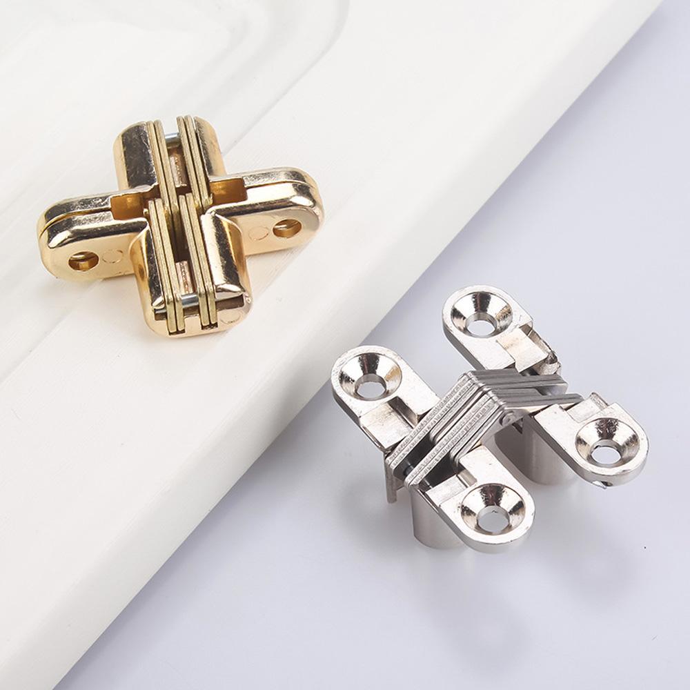 Hidden Folding Heavy Duty Furniture Worktop Oncealed Hardware Tool Door Hinge Hardware Cross Hinge