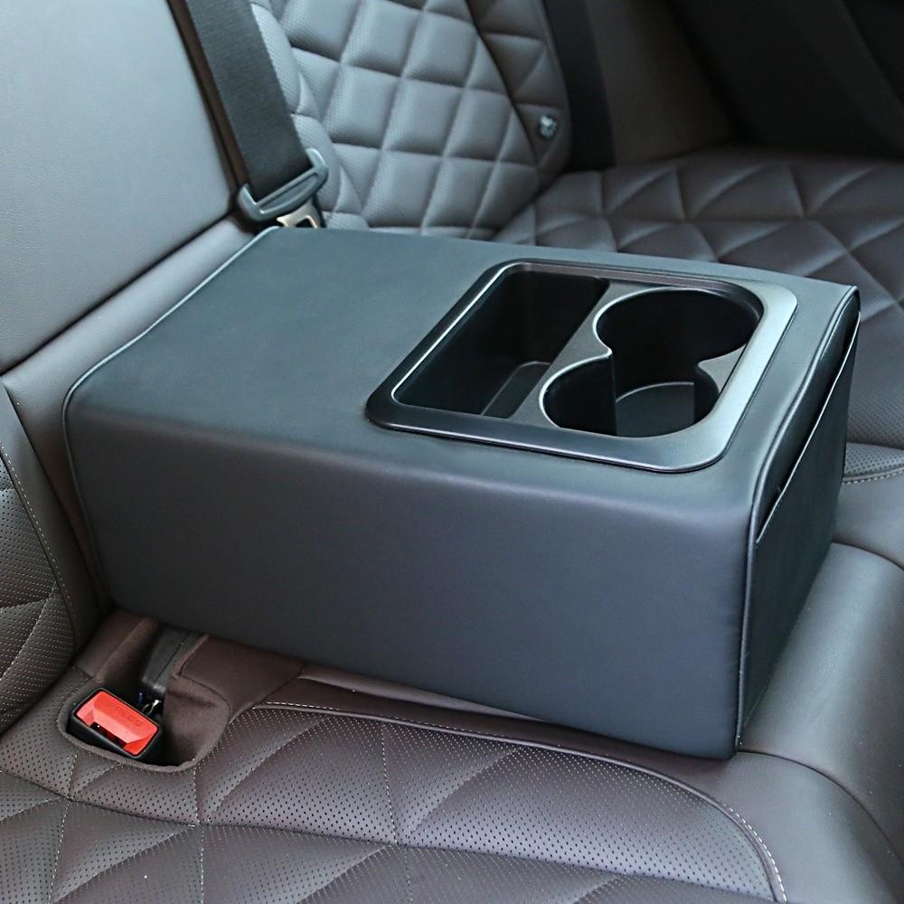 Height Increasing Rear Seat Armrest Console Multifunctional Backseat Console  Auto Interior