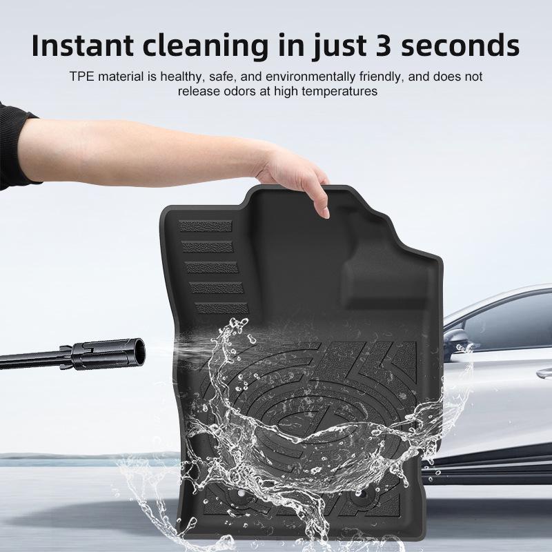 Dedicated TPE Floor and Trunk Mats for 2018-2025 Perodua MYVI Models