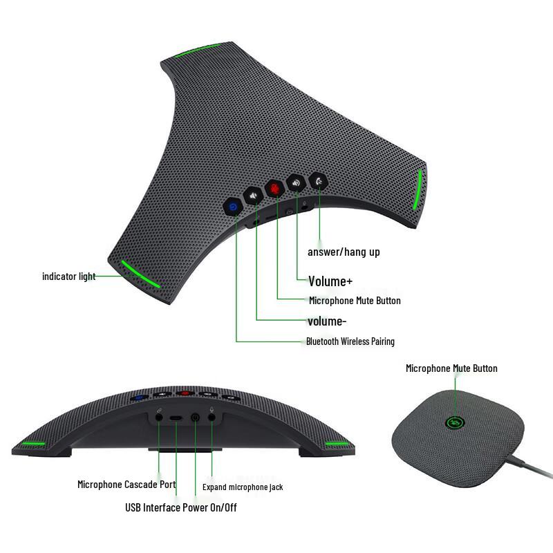 Shenghua Shitong SH-M04S Omnidirectional USB Bluetooth Conference Microphone (CN version)