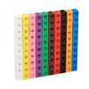 100Pcs Linking Cubes Maths Montessori Educational Toys Classroom Supplies Teaching Kids Learning Items Kinder Spielzeuge