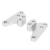 1 Pair RC Shock Towers Mount Racing Front Rear Bracket Shock Towers Mount for Traxxas 110 Silver