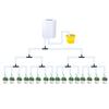 Flowers Plants Home Sprinkler Home Sprinkler Drip Irrigation Device 2/8/16 Heads Pump Timer System Kit Garden Self-Watering Tool