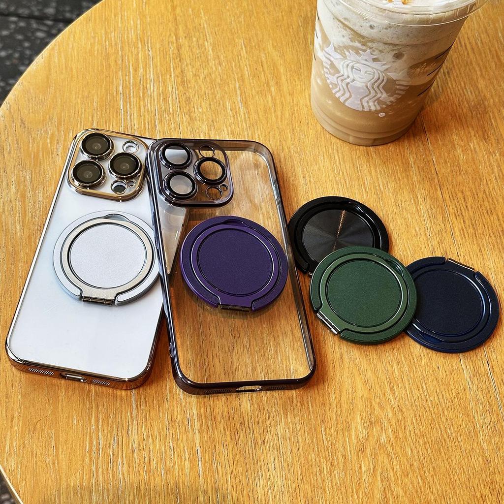 360° Rotating MagSafe Magnetic Phone Case with Decompression Bracket