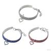Chain Necklace Dogs Collar Rhinestone S/M/L