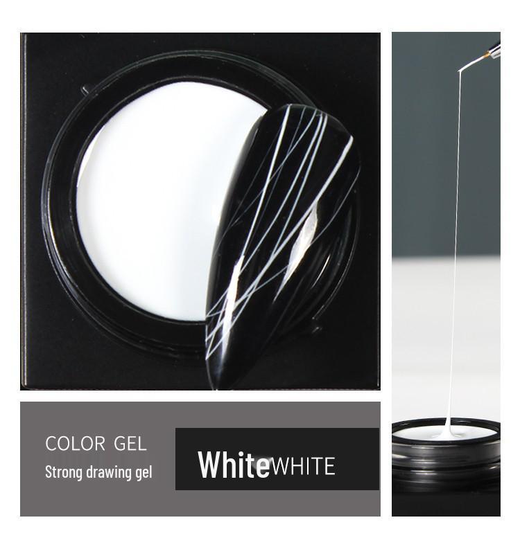 Japanese Elastic Drawing Gel for Nail Art - Creative Silk Color Painting, Spider Gel for Flowers and Lines