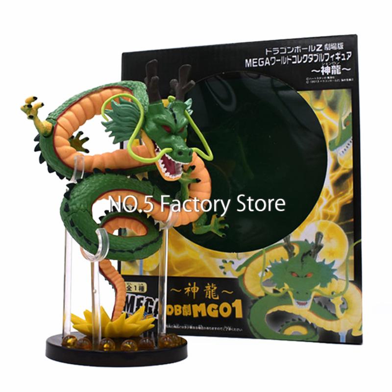 Anime Dragon Ball Z Shenlong Pvc Figures Shenron Porunga And 7 Stars Crystal Ball Dragonball Balls Figurine Collection Model Toy