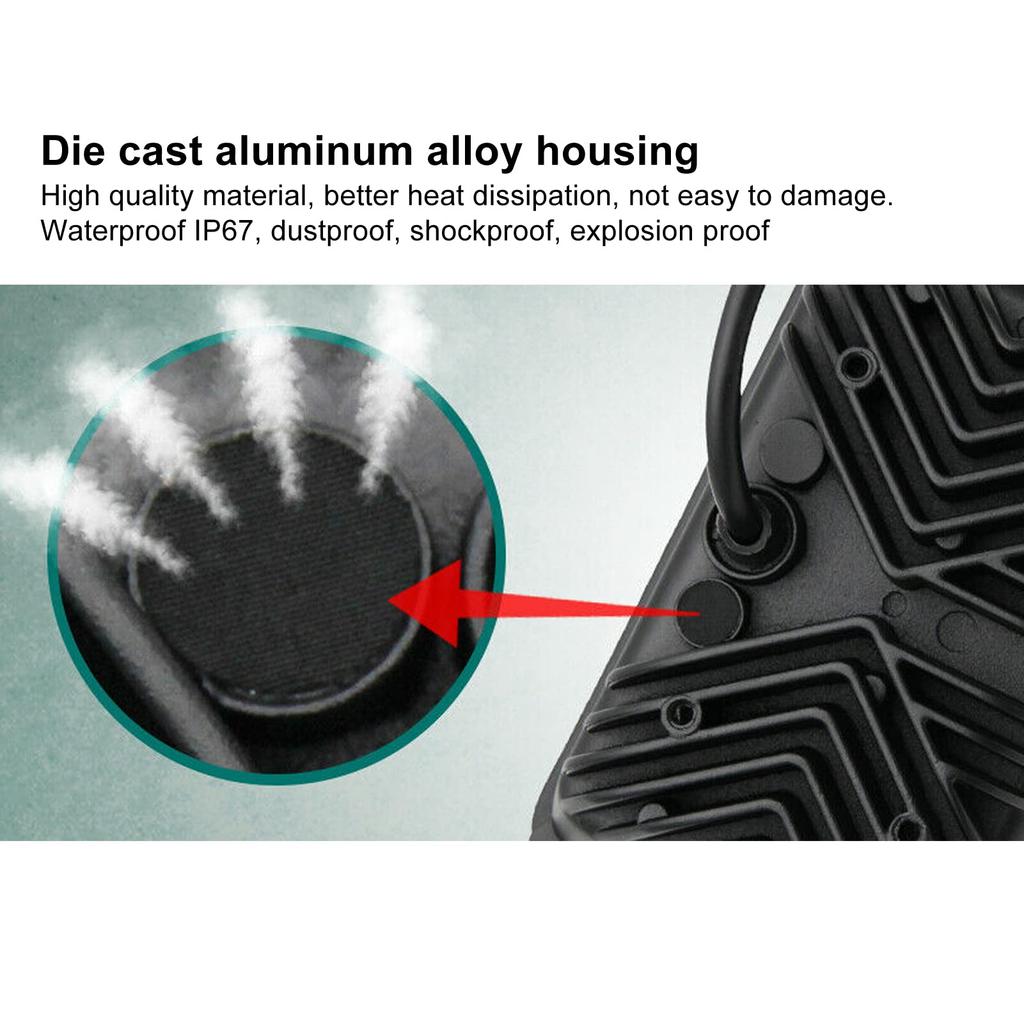 Square LED Headlight, Truck Front Square LED Headlamp Lamp with High Low Beam DRL