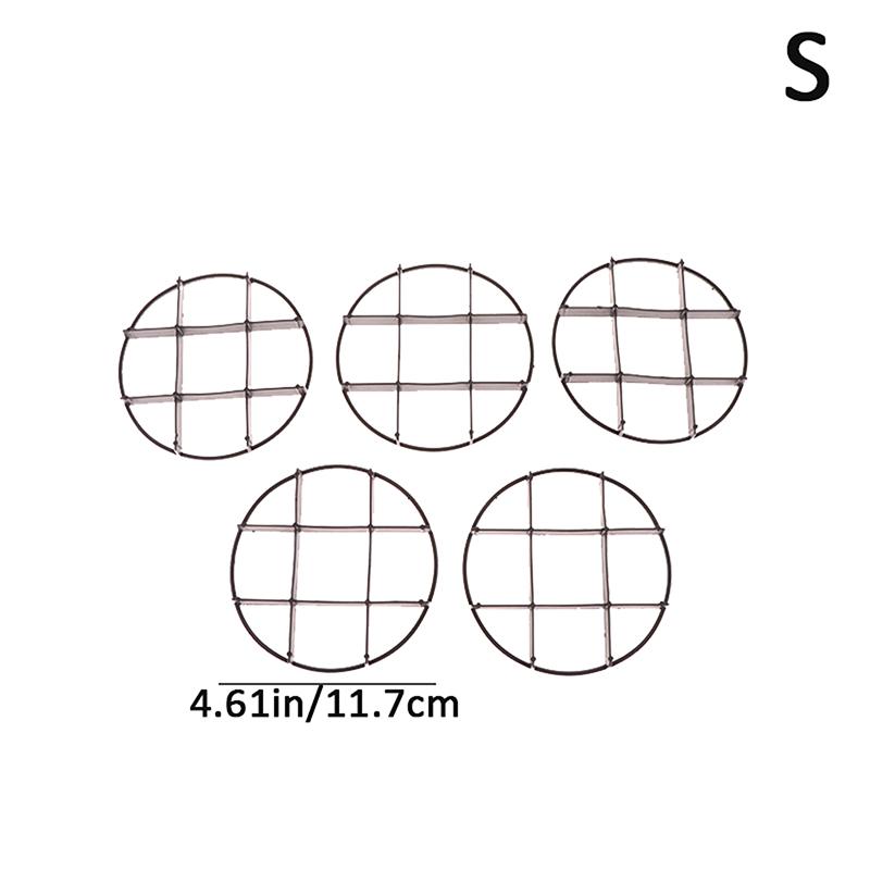 5Pcs Flower Pot Tray Anti Rot Root Plastic Saucer Bracket Drip Plant Flowerpot Tray Garden Flower Pot Hole Mesh Pad Supplies