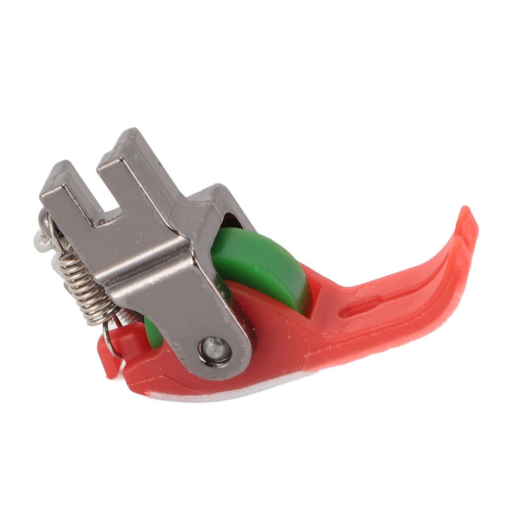 Narrow Rolling Presser Foot PTFE Coating Plastic Roller Foot for Flat Bed Sewing Machine Thick and Thin Fabric Universal