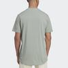Adidas Logo Pattern Loose Crew Neck Short Sleeve T-Shirt Men Tops Green IC9799
