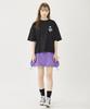 Milkfed Casual Melt Cherry Wide Shorts Tee in Black Women's