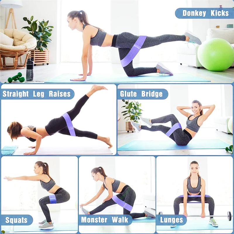 Fitness Elastic Resistance Bands Home Training yoga Sport Resistance Bands Stretching Pilates Crossfit Workout Gym Equipment 3