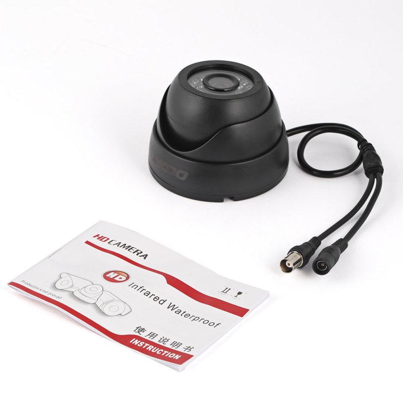 1200tvl 3.6mm Hd  Camera Night Vision Dustproof Portable Camera With 24 Lights